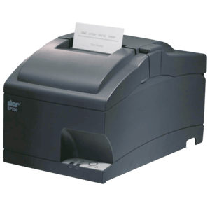 Star SP712-M, dunkelgrau, Bondrucker, Nadeldruck (zweifarbig), Medienbreite (max): variable paper width (58/69,5/76 mm), Geschwindigkeit (max.): 8,9 lps, ESC/POS, Star, inkl.: Netzteil, Netzkabel (CH, EU), separat bestellen: Schnittstelle, Farbe: dunkelgr