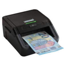 ratiotec Smart Protect, Geldscheinprüfer (EUR, CHF, GBP), Echtheitsprüfung (UV, IR, MG-Merkmale, Sicherheitsfaden), inkl.: Netzteil, Maße (BxHxT): 137x62x117mm