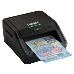 ratiotec Smart Protect,, Geldscheinprüfer (EUR, CHF, GBP), Echtheitsprüfung (UV, IR, MG-Merkmale, Sicherheitsfaden), Maße, B 137mm, H 62mm, T 117mm, inkl.: