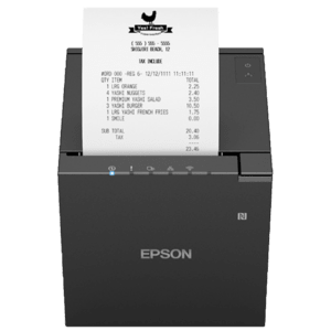 Epson TM-m30III, 8 Punkte/mm (203dpi), Cutter, USB, USB-C, Ethernet, WLAN, NFC, schwarz