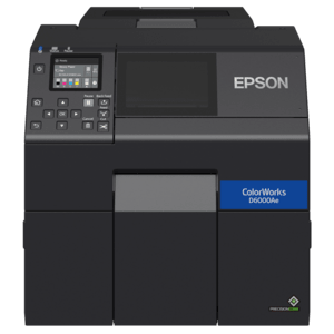 ColorWorks D6000 dye ink, Peeler, Disp., USB, Ethernet, schwarz