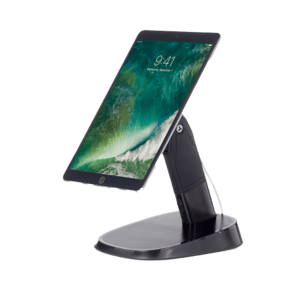 InVue Standfuß, Schwarz, Standfuß, mit Verriegelung, separat bestellen: Netzteil, Tablet-Halterung
