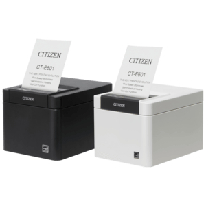 Citizen CT-E601, 8 Punkte/mm (203dpi), Cutter, USB, USB-Host, BT, schwarz
