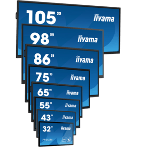 iiyama ProLite LH5064UHS-B1AG, 24/7, 4K, USB, USB-C, RS232, Ethernet, WLAN, Android, RS232