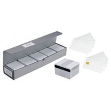 Magnetkarten, 250er-Pack, weiße Plastikkarten mit Magnetstreifen, Scheckkartenformat, 250er-Pack