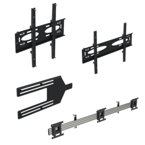 Ergonomic Solutions Feste Wandhalterung für Bildschirme von 32' bis 65' (VESA 200 bis VESA 400)
