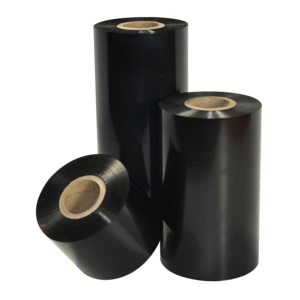 Thermotransferbänder, Armor-Iimak, Wachs/Harz, APX 8, 83 mm, 450 m, Außen, Schwarz