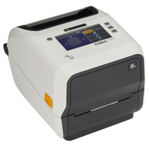 Zebra ZD621t Healthcare, 12 Punkte/mm (300dpi), Disp. (Farbe), RTC, USB, USB-Host, RS232, BT (BLE), Ethernet, weiß