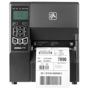 Zebra ZT231, 8 Punkte/mm (203dpi), Display, USB, USB-Host, RS232, BT (BLE), Ethernet, WLAN, EPL, ZPL, ZPLII